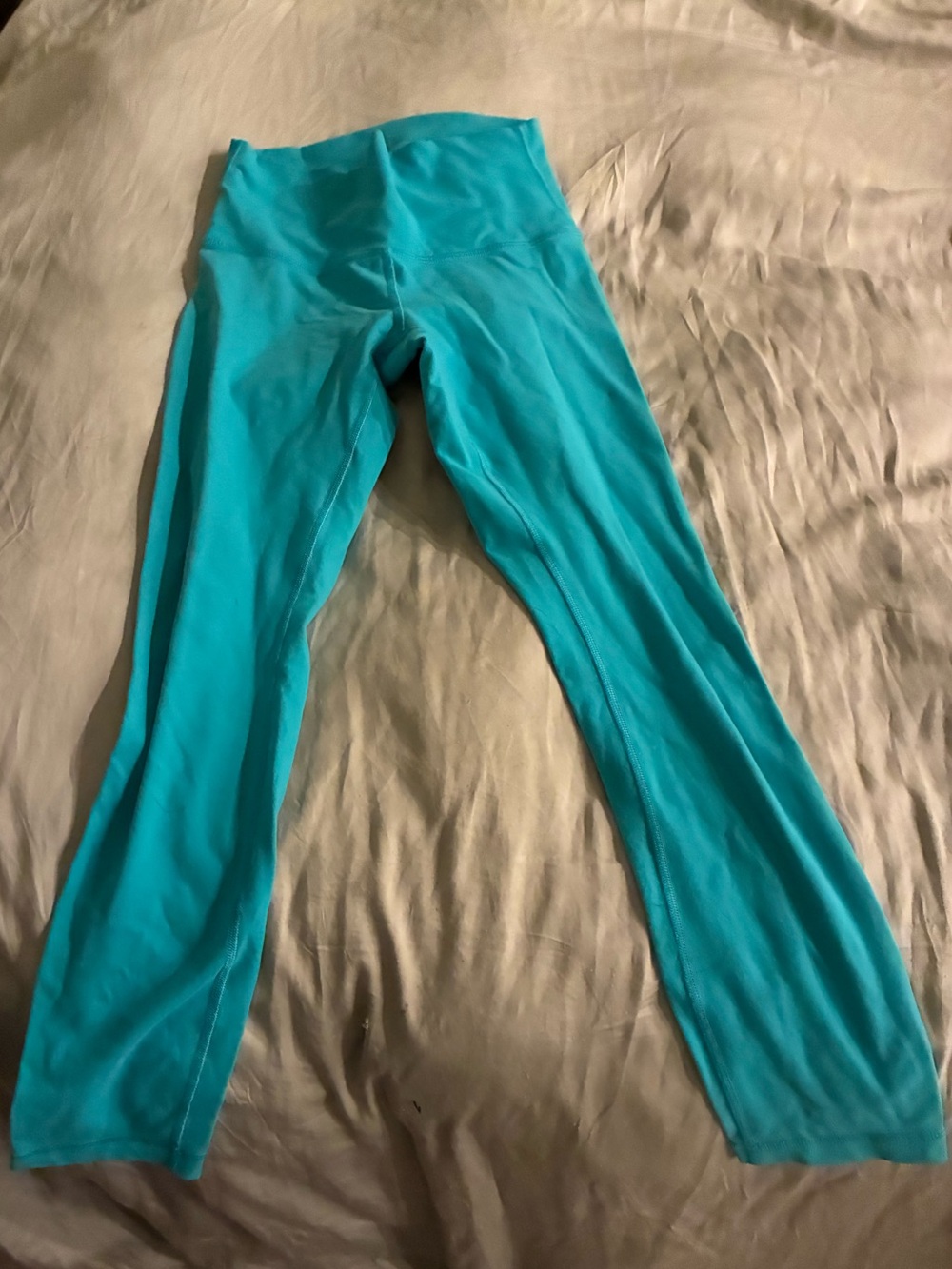lululemon athletica Women’s Bright Teal Stretch Leggings